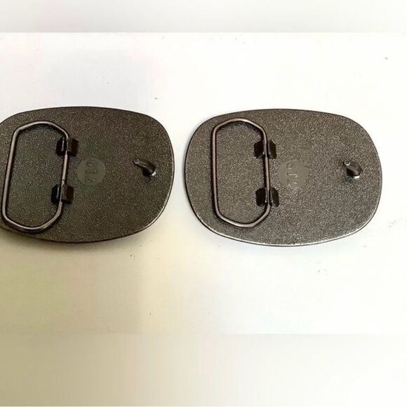 Belt Buckle Blanks Goldtone DIY add Photos, Resin,Leather, Rhinestone. - Picture 3 of 3